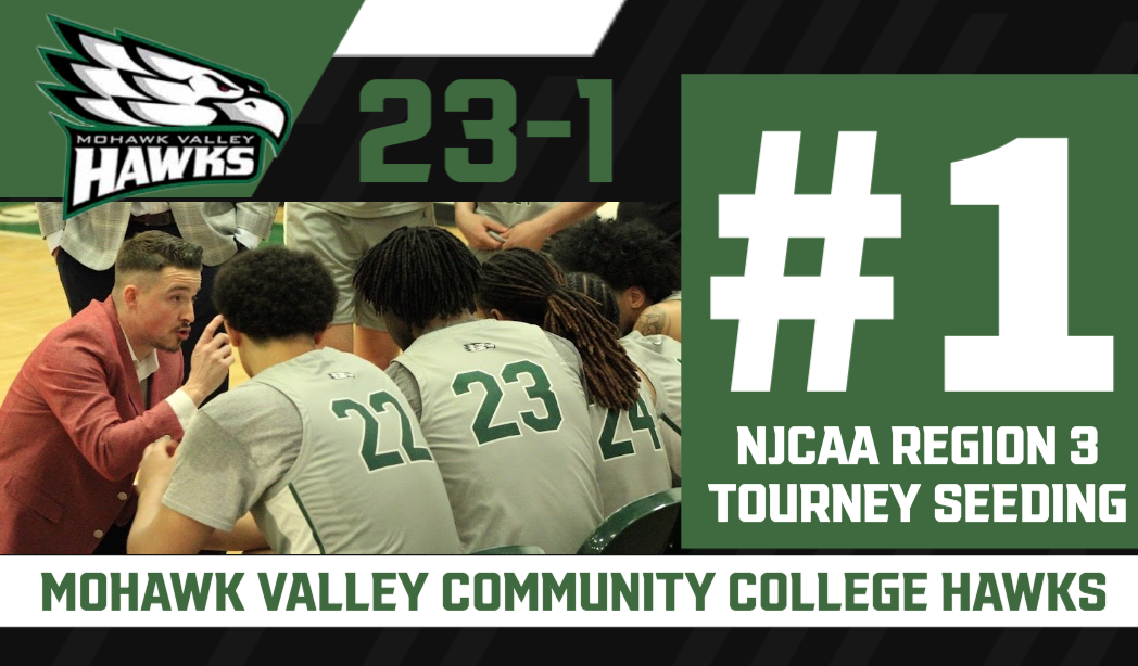 #3 Hawks Men's Basketball Earns #1 Overall Seed in Region 3 Tournament